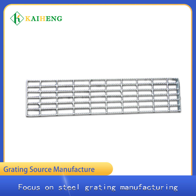 Galvanised Steel Serrated Bar Grating Grid For Sewage Plant