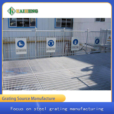 Q235 Low Carbon Steel Metal Grating Bar For Power Plant Platform