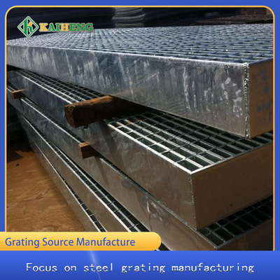High Bearing Heavy Galvanised Metal Grid Steel Grating For Walkway