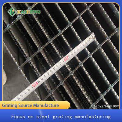 8m Long Span Toothed Steel Grating Customized Press Welding Process