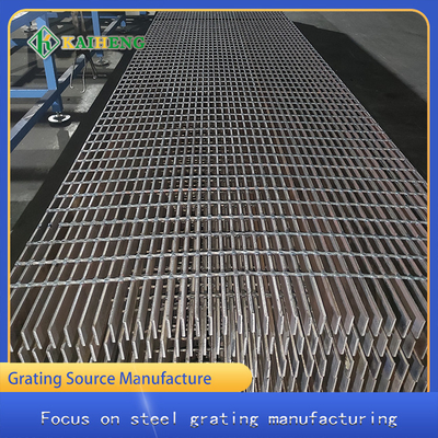 Pressure-Welded Steel Grating Customized Hot Dip Galvanized