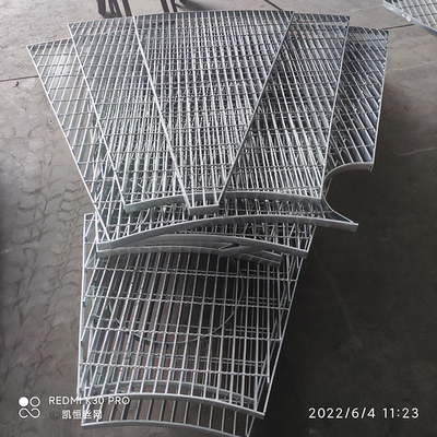Special Shaped Steel Grating Hot Dip Galvanized Customized G325/30/100