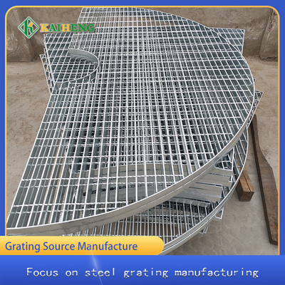 Special Shaped Steel Grating Hot Dip Galvanized Customized G325/30/100