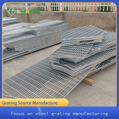 Special Shaped Steel Grating Hot Dip Galvanized Customized G325/30/100