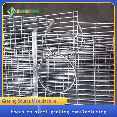 Oem Galvanised Metal Grid Mild Steel Grating For Refinery Building