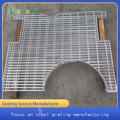 Oem Galvanised Metal Grid Mild Steel Grating For Refinery Building