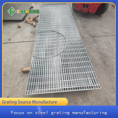 Oem Galvanised Metal Grid Mild Steel Grating For Refinery Building