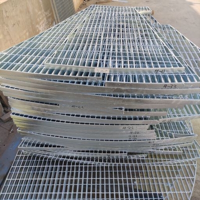 White Silver Steel Metal Grating Pressure Welding Hot Dip Galvanized