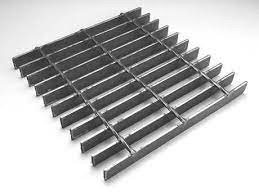 Pressure Welded Steel Grating Cover Carbon Steel Q235 Zinc 100mm