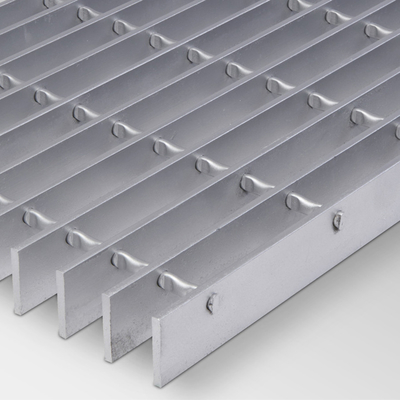 Pressure Welded Steel Grating Cover Carbon Steel Q235 Zinc 100mm