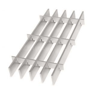 Carbon Steel Q235 Zinc Metal Grid Flooring , HDP Galvanized Heavy Duty Steel Grate