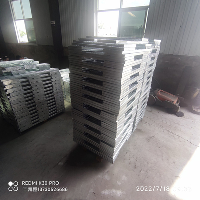 Hot Galvanized Steel Grating Plate , Customized Trench Cover Plate Grating