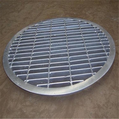 Hot Galvanized Steel Grating Pressure Welded Steel Grating Water Grate Well Cover Grating