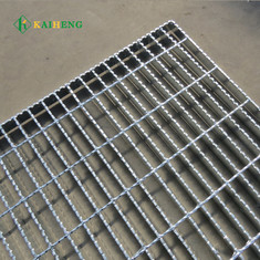 Silver White Antiskid Serrated Metal Grating Ladder Walkway Mesh