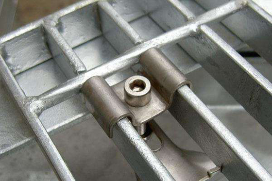 Saddle Steel Bar Grating Clips Galvanized Installation Clamp