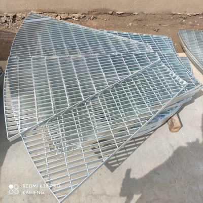 OEM Round Galvanised White Metal Grid Steel Grating