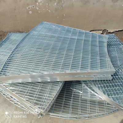 OEM Round Galvanised White Metal Grid Steel Grating