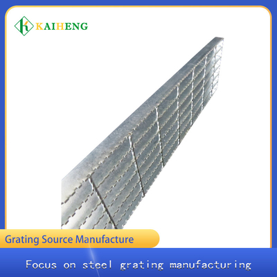 Galvanised Steel Serrated Bar Grating Grid For Sewage Plant