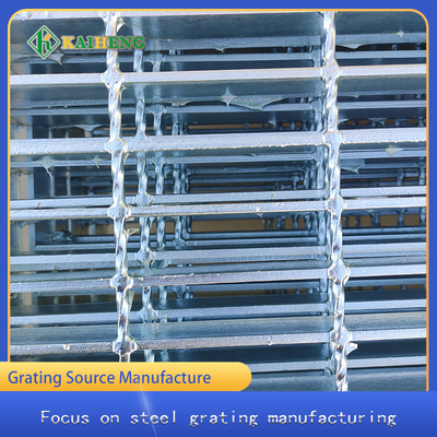 Industrial Hot Dip galvanized steel grating Plate 30mmx50mm
