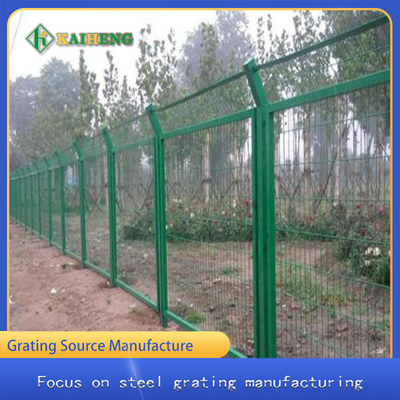 Corrosion Resistant Steel Green Wire Mesh Fencing Guardrail Netting