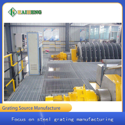 Q235 Low Carbon Steel Metal Grating Bar For Power Plant Platform
