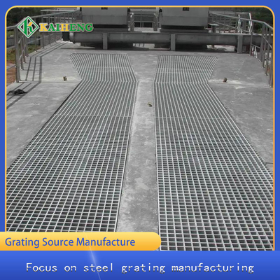 Q235 Low Carbon Steel Metal Grating Bar For Power Plant Platform