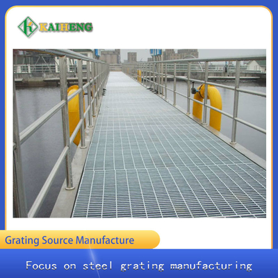 Welded Bar Steel Metal Grating Floor Plate For Water Plant