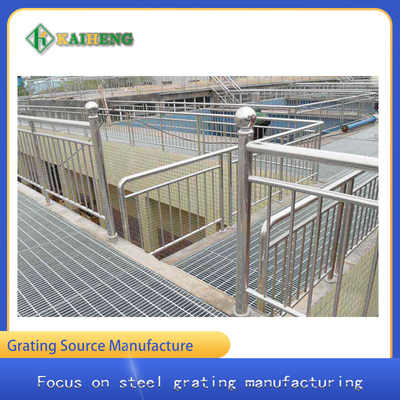 Welded Bar Steel Metal Grating Floor Plate For Water Plant