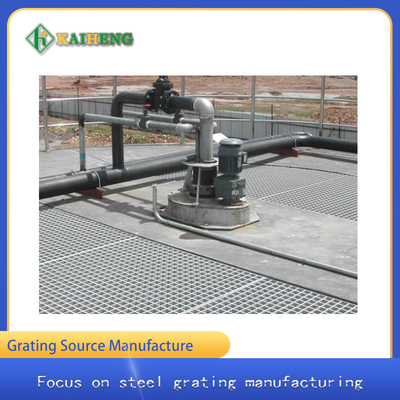 Heavy Duty Galvanised Steel Grid Grating Plate For Sewage Treatment Plant