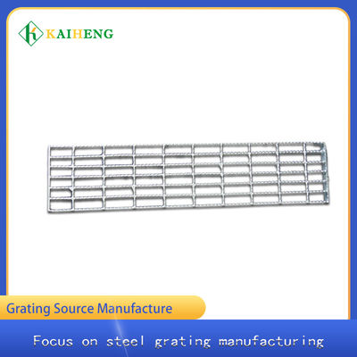 Silver White Antiskid Serrated Grating Ladder Metal Walkway Mesh