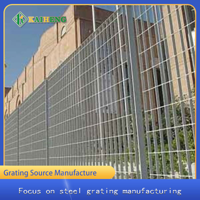 Road Railway Outdoor 1 Inch Wire Mesh Metal Grate Fencing With Plastic Spraying