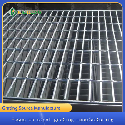 High Bearing Heavy Galvanised Metal Grid Steel Grating For Walkway