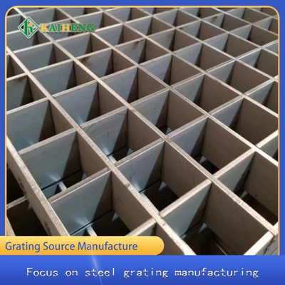 High Bearing Heavy Galvanised Metal Grid Steel Grating For Walkway
