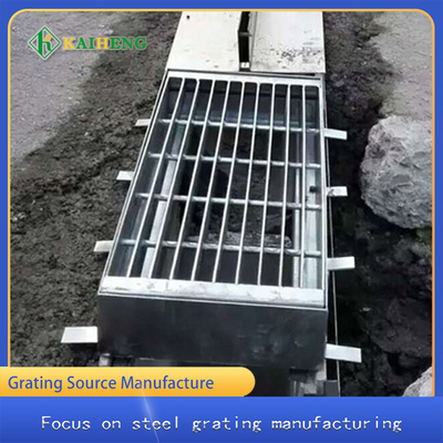 Sewage Ditch Steel Driveway Drain Grate MS Grating Drain Cover