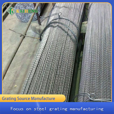 Twisted Square Iron Wire Products 4mm For Steel Grid Plate Processing