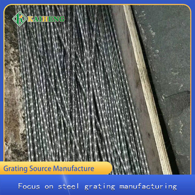 Twisted Square Iron Wire Products 4mm For Steel Grid Plate Processing