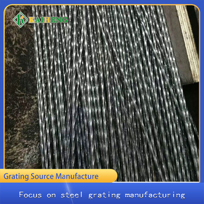 Twisted Square Iron Wire Products 4mm For Steel Grid Plate Processing
