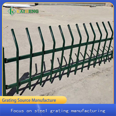 Zinc Alloy Bending Community Park Lawn Garden Edging Fence U Shaped