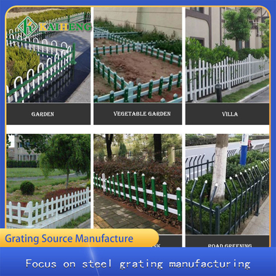 Zinc Alloy Bending Community Park Lawn Garden Edging Fence U Shaped
