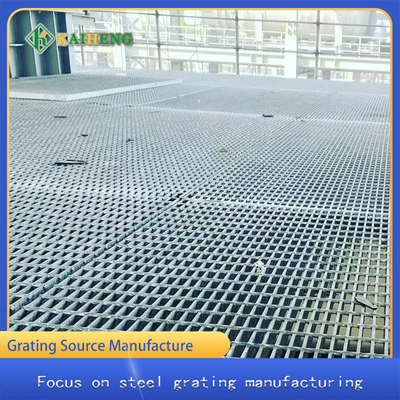 Hot Dip Galvanised Iron Steel Metal Grating For Polysilicon Steel Structure Plant