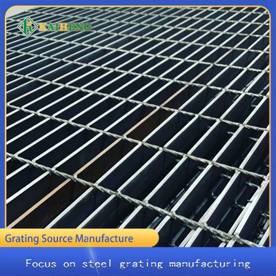 Hot Dip Galvanised Iron Steel Metal Grating For Polysilicon Steel Structure Plant