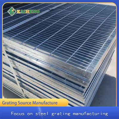 Hot Dip Galvanised Iron Steel Metal Grating For Polysilicon Steel Structure Plant