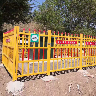 Insulated Welded Mesh Fencing FRP Guardrail For Power Box Transformer