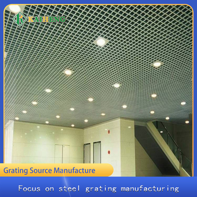 Hot Dip Galvanized Ceiling tile Steel Metal Grating Grille