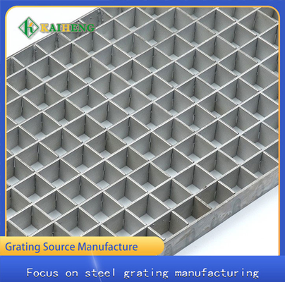 Q235 High Bearing metal Galvanized Steel Grid Panels Grating Customized