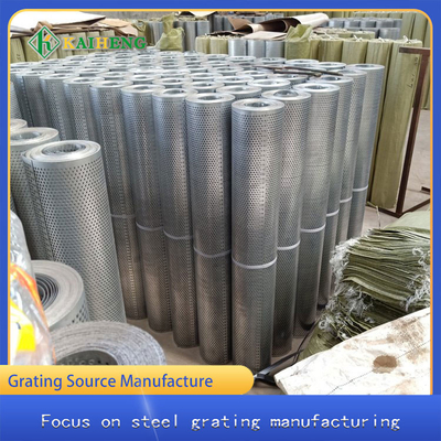Decorative Punching Round Aluminum Plate Silencing Mesh