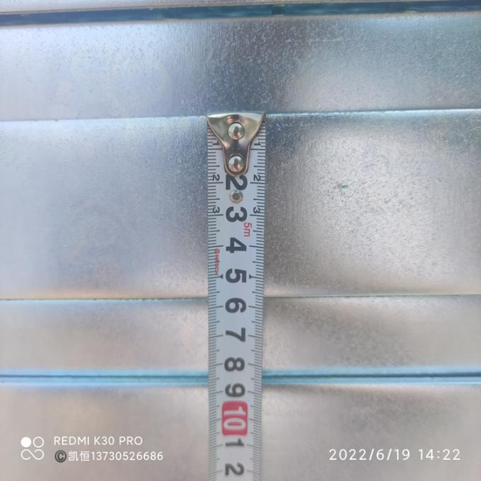 Cold Galvanised Metal Grid For Shelves Silver Color